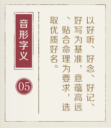 泗阳起名流程五